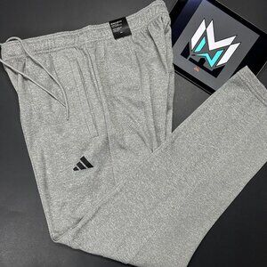 Adidas Game and Go Small Logo Training Open Hem Pants Men’s Sizes IM1765 Gray